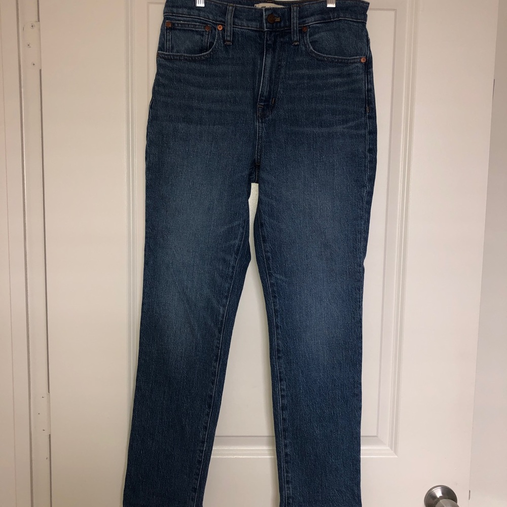 Madewell slim cut boyfriend jeans